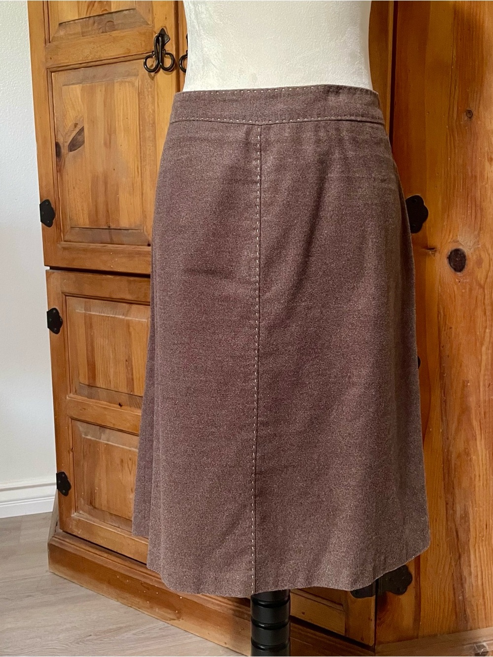 Y2K GAP Brown A-Line Skirt